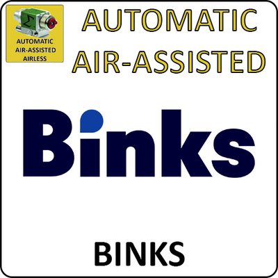 Binks Automatic Air-Assisted Airless Guns