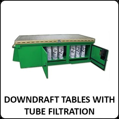 Denray Downdraft Tables with Tube Filtration
