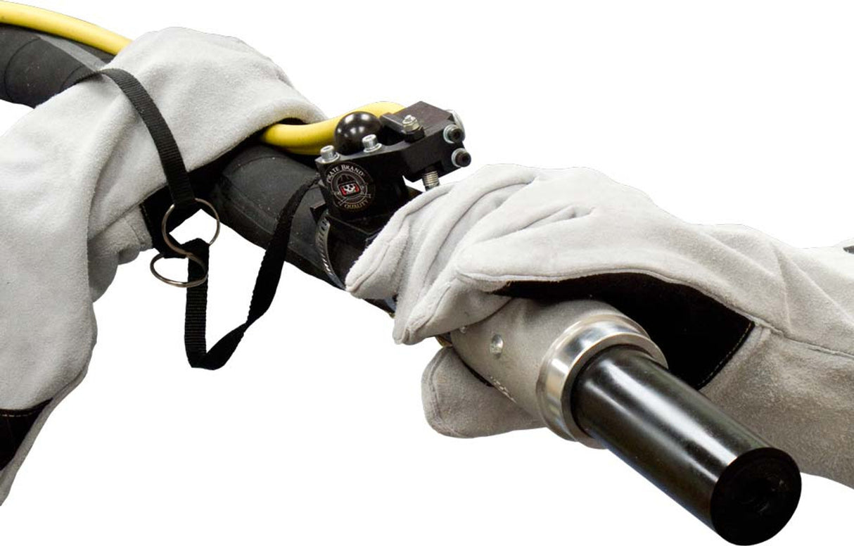 Pirate Brand - Ball & Strap Pneumatic Control Handle w/ Ball & Strap (Bleeder Type Deadman Control Handle)
