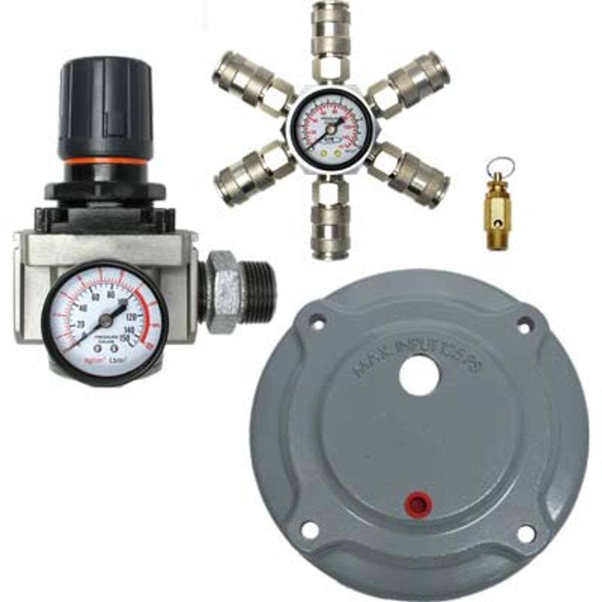 Pirate Brand - RPB®, Radex Airline Filter™, 6 Outlet Upgrade Kit, Includes # 407961, 407962, 408013, (6) 407964, 407965, 407966, 408013 & 407916