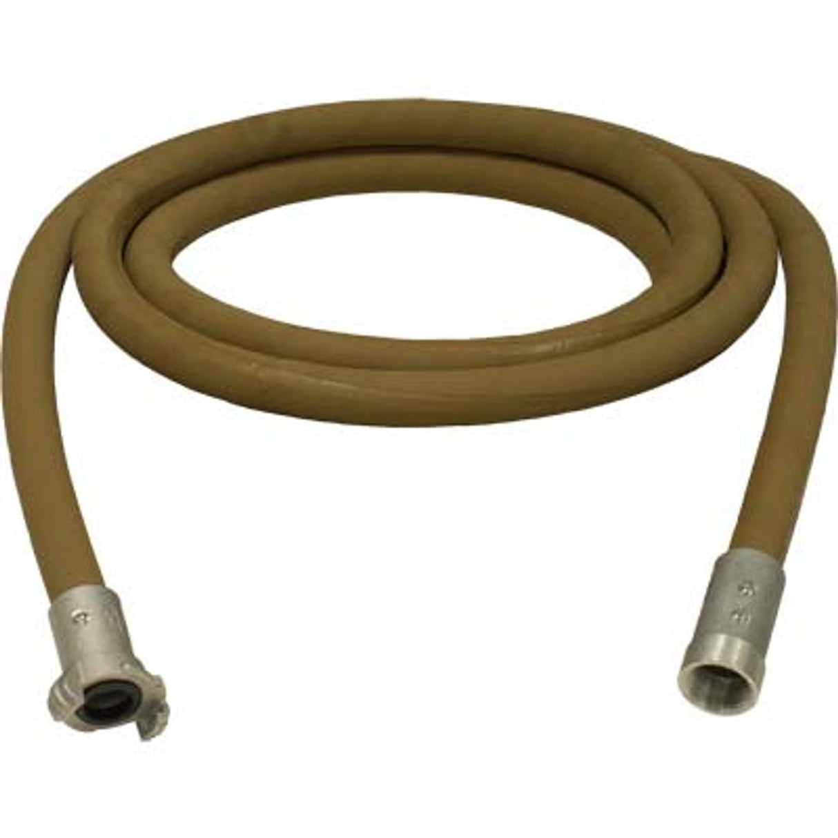 Pirate Brand - 1" Blast Hose Assembly, Tan, w/ Aluminum Couplings