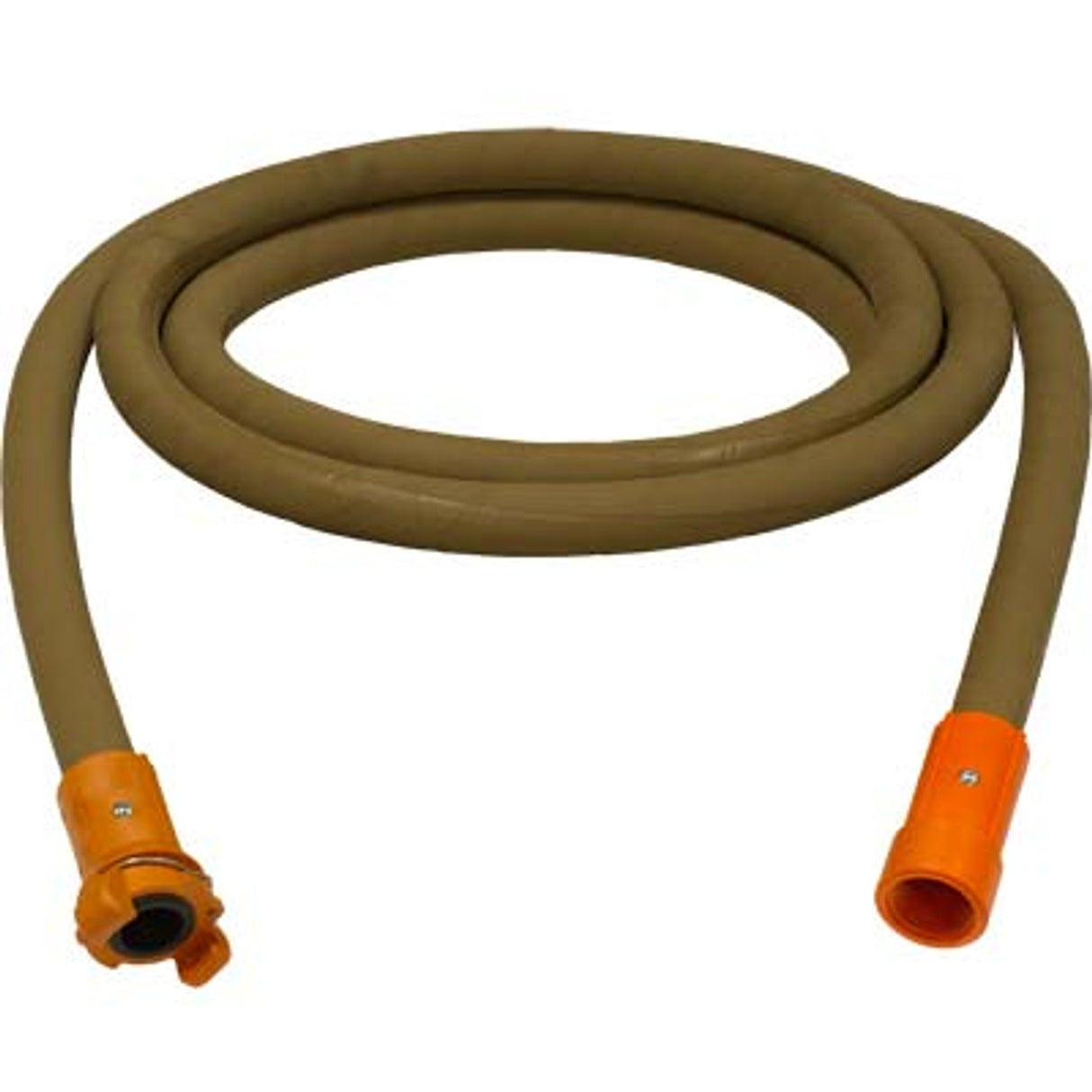 Pirate Brand - 1" Blast Hose Assembly, Tan, w/ Nylon Couplings