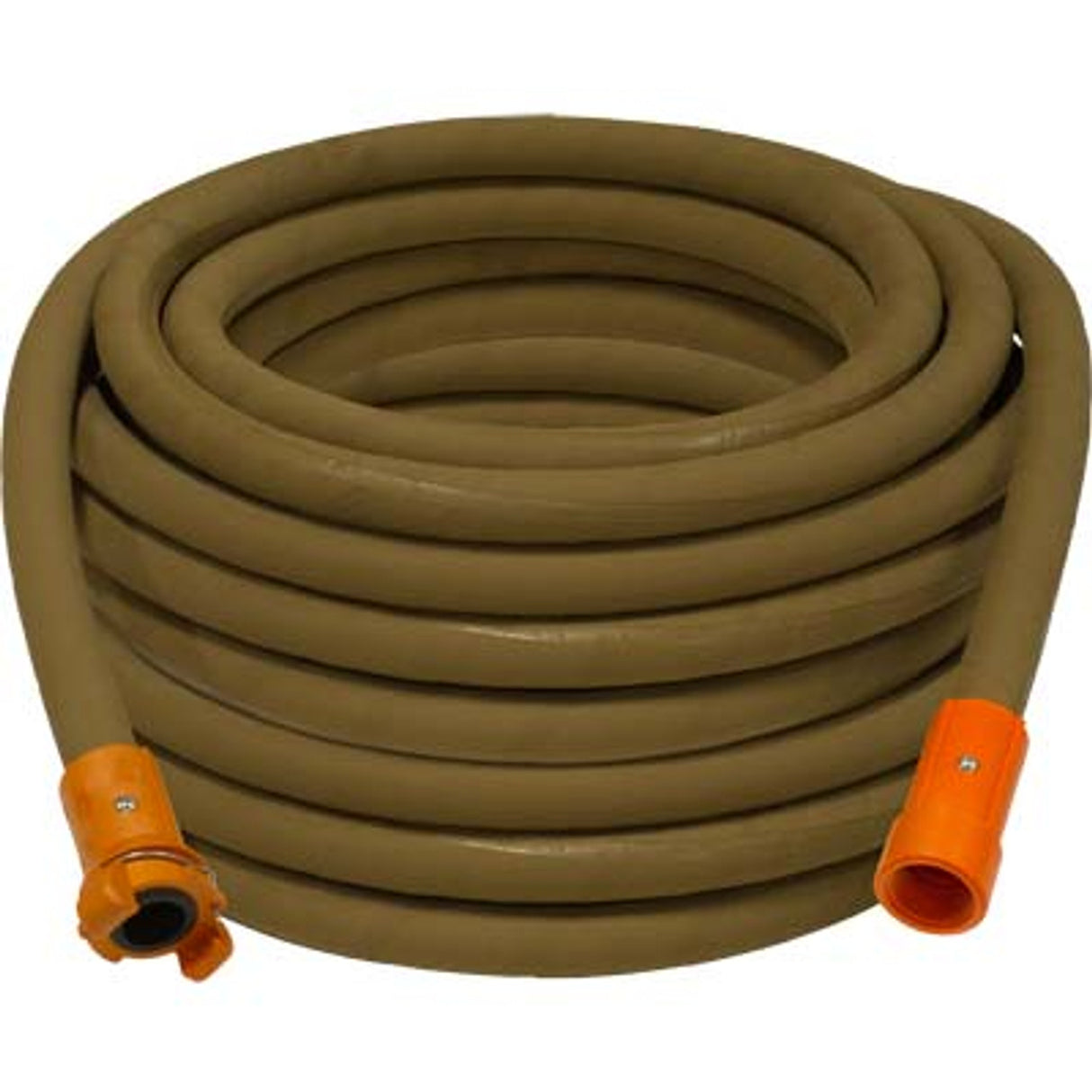 Pirate Brand - 1" Blast Hose Assembly, Tan, w/ Nylon Couplings