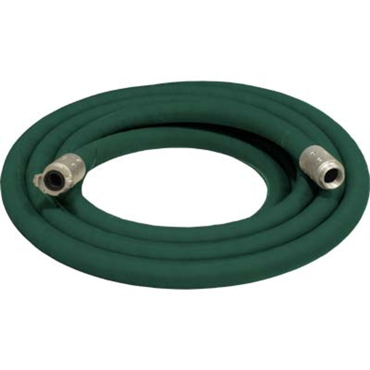 Pirate Brand - 1-1/4" Blast Hose Assembly, Green w/ Aluminum Couplings