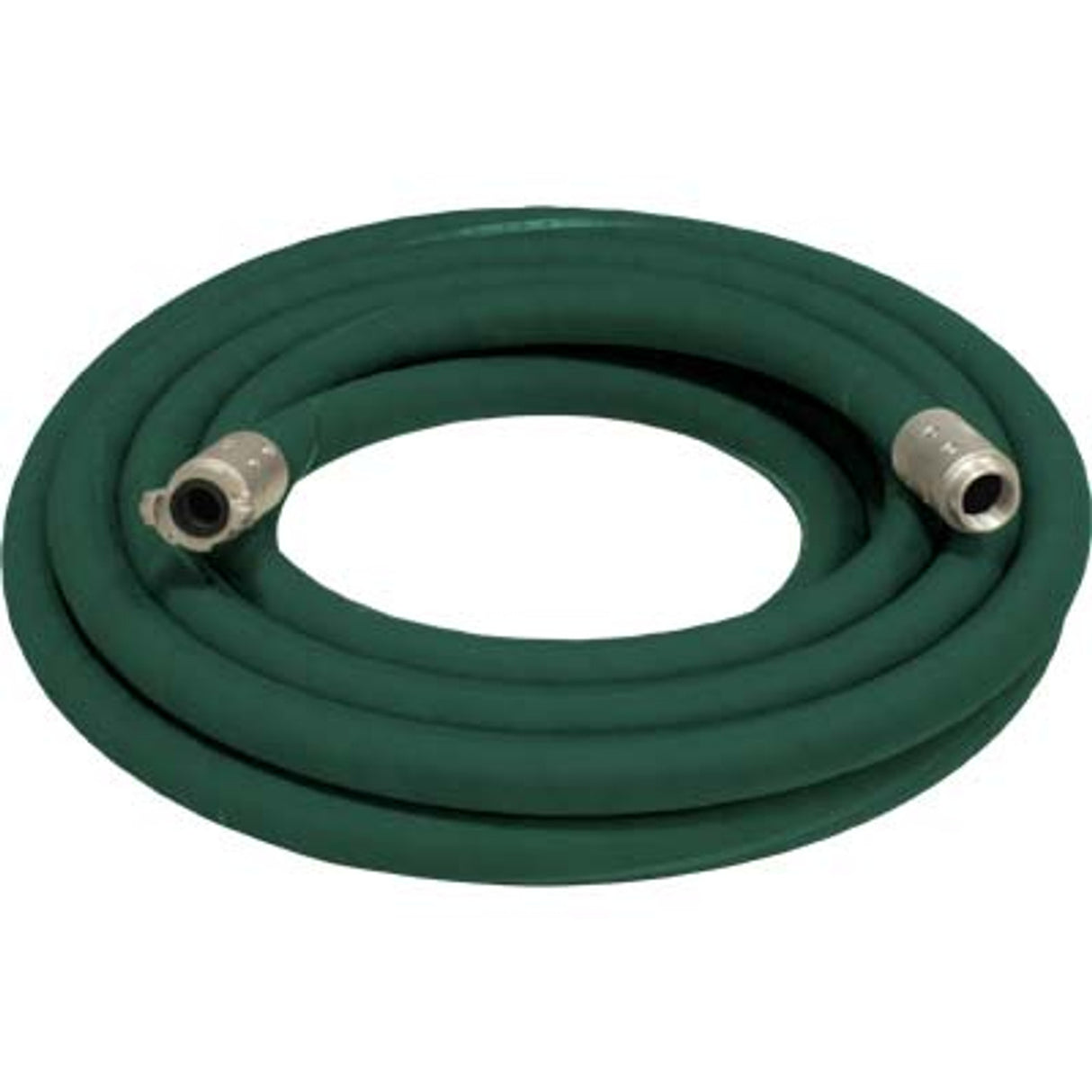 Pirate Brand - 1-1/4" Blast Hose Assembly, Green w/ Aluminum Couplings