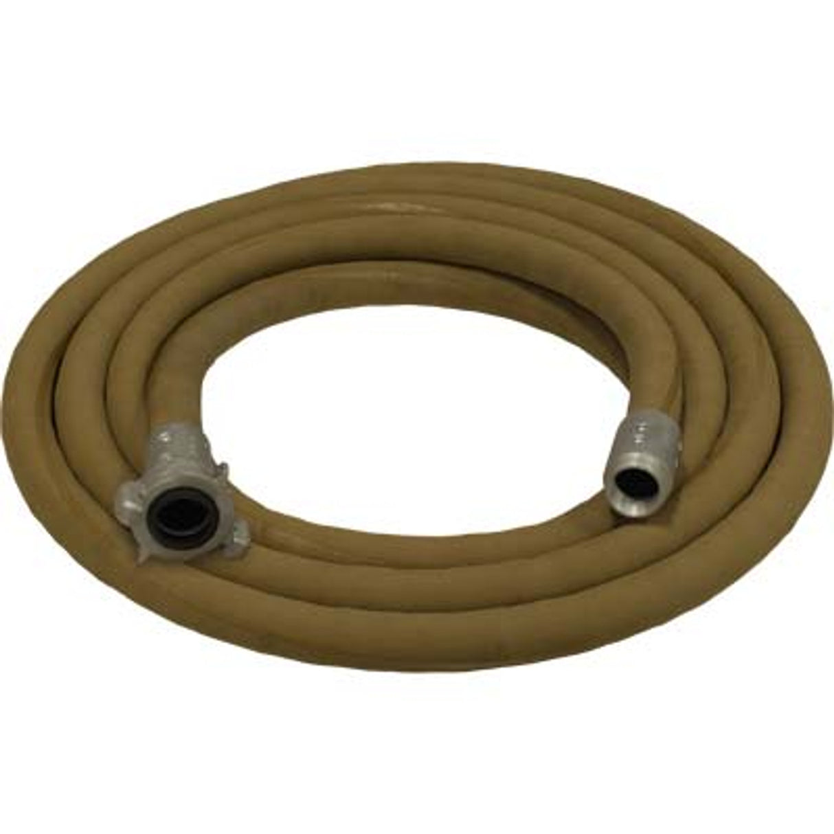 Pirate Brand - 1-1/4" Blast Hose Assembly, Tan, BIG GUN Full Flow w/ Aluminum Couplings