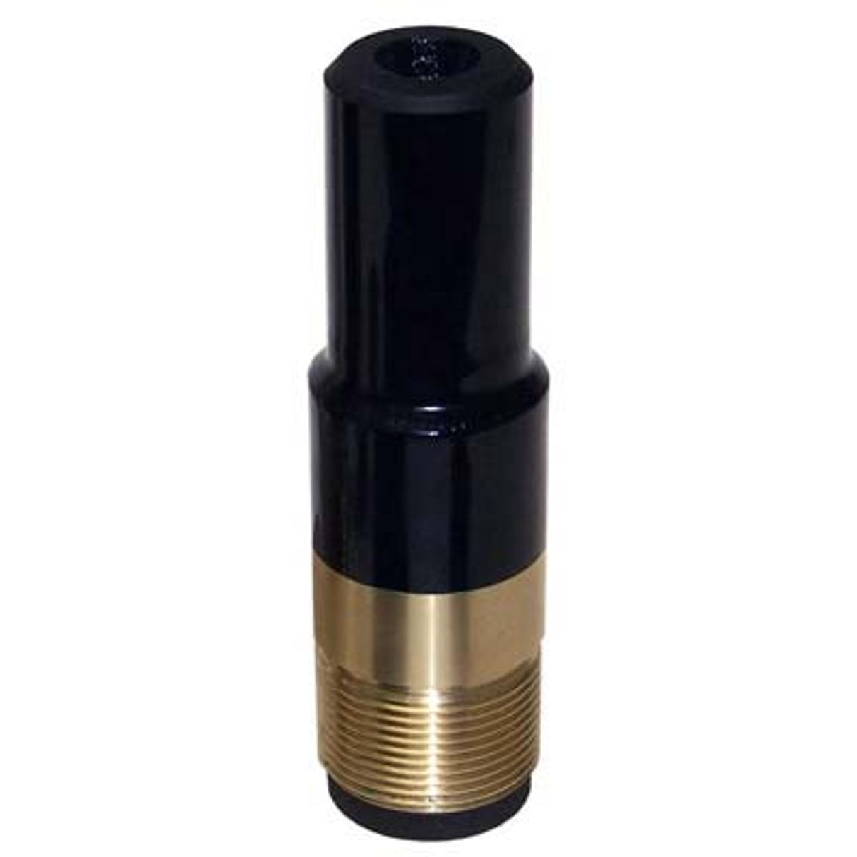 Pirate Brand - EMPIRE Style, Nozzle, SiAION, Long Venturi, 1/4" Bore, 1" Entry, 1-1/4" Brass Threads, (IMC) Poly Jacket