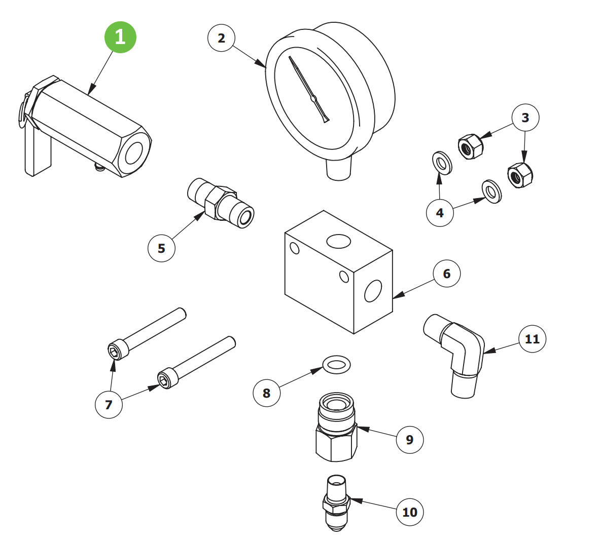 Binks 101-9477-XXXX Relief Valve