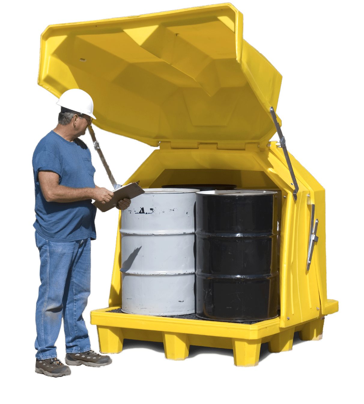 UltraTech Ultra-Hard Top Spill Pallet® - P4 Gull Wing