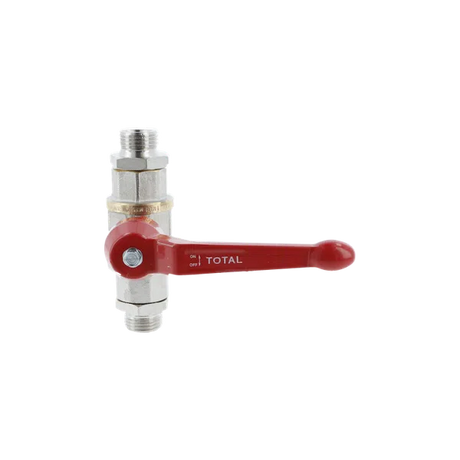SATA Ball Valve, 1/2" Male x 1/2" Male BSP - Total Finishing Supplies
