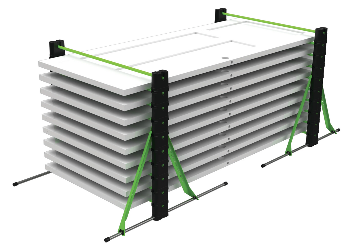 Erecta-Rack 10 Level Portable Racking Kit with Custom Carry Bag