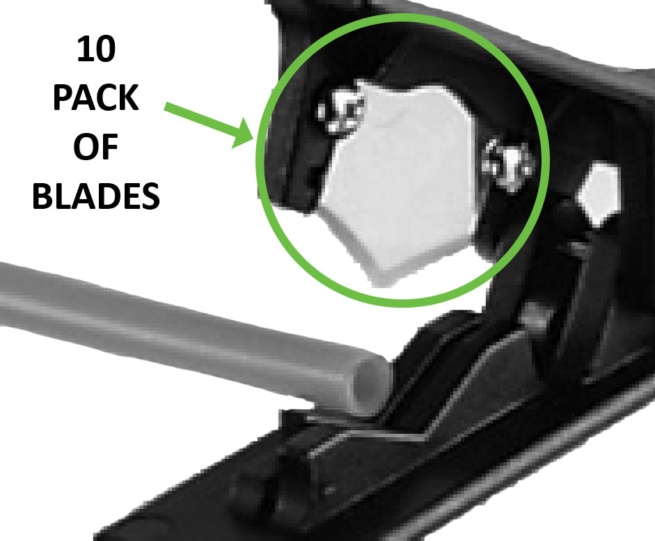 Hosco Hose and Tubing Cutter, 10 Pack of Blades