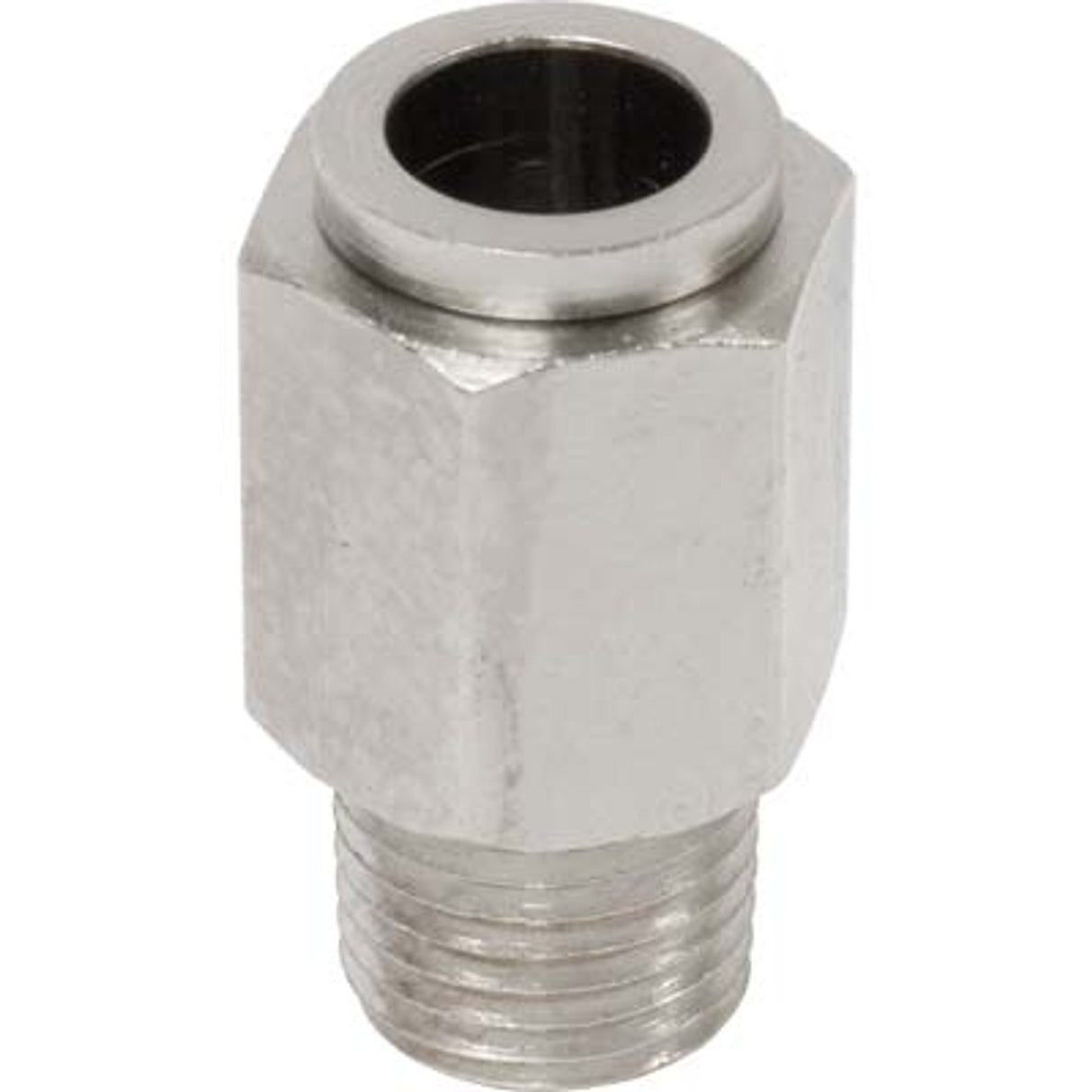 Pirate Brand - CLEMCO/ZERO, Push-In Fitting, Straight, 3/8" Tube x 1/4" NPT (Pressure Cabinet Pipe String 1")