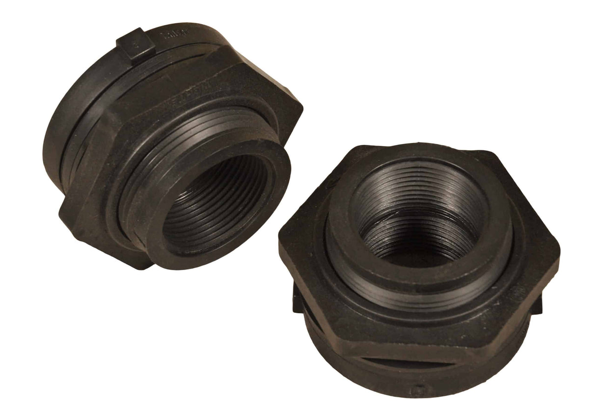 1.25" Bulkhead Fittings (Set of 2)