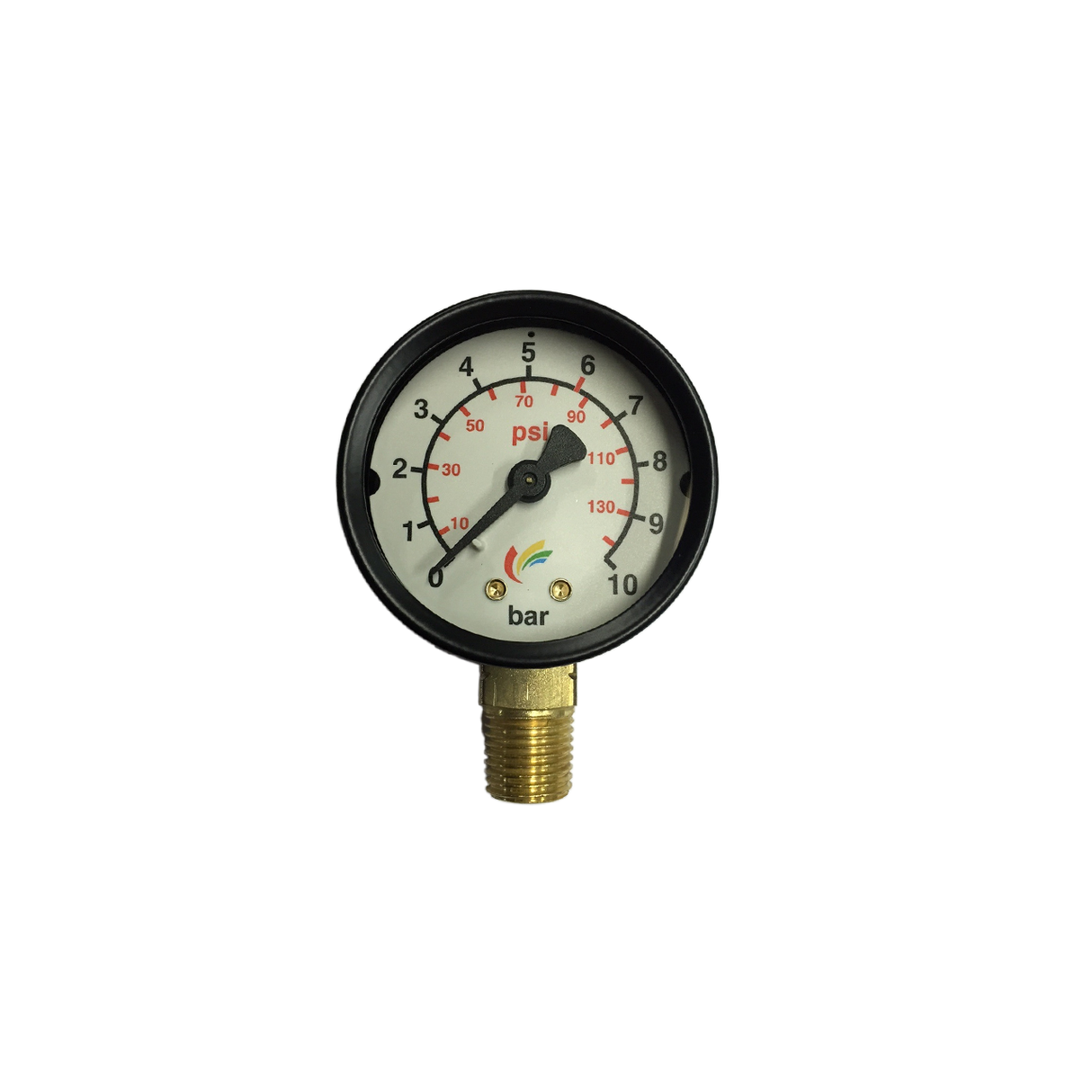 Sames® 910-011-402 Air Gauge 1/4 NPTM, 0-130 PSI
