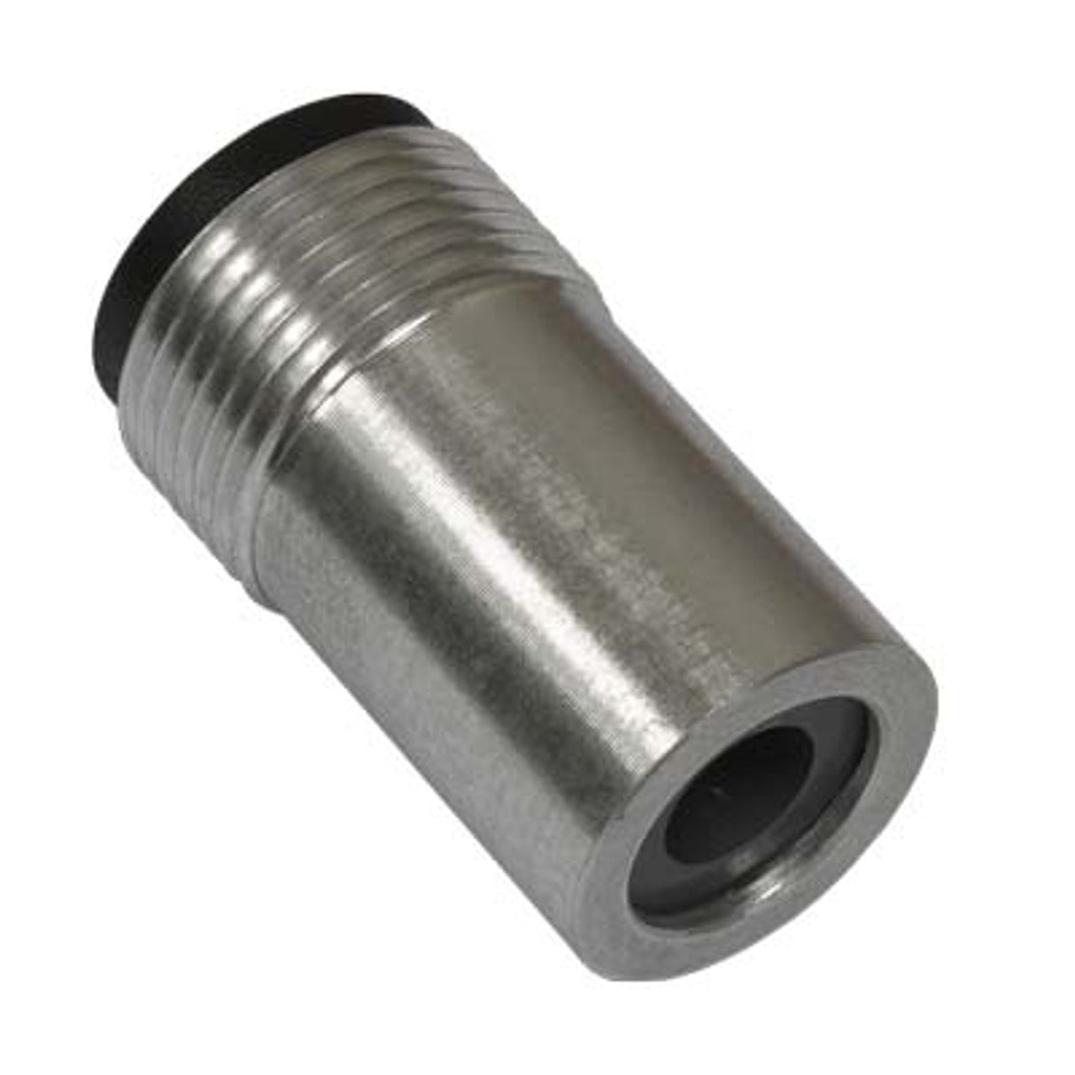 Pirate Brand - P & G Style, Nozzle, Boron Carbide, Short Straight, 1/2" Entry, 1-14NF Thread, 2" Length, Aluminum Jacket (Suction Gun)