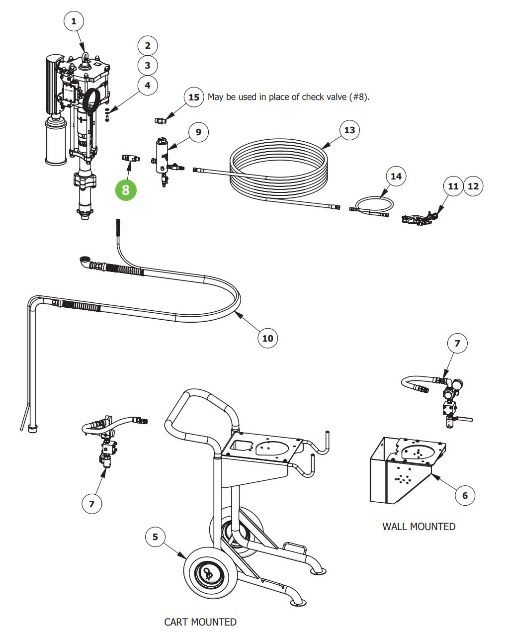 Binks 193791 Check Valve Assembly