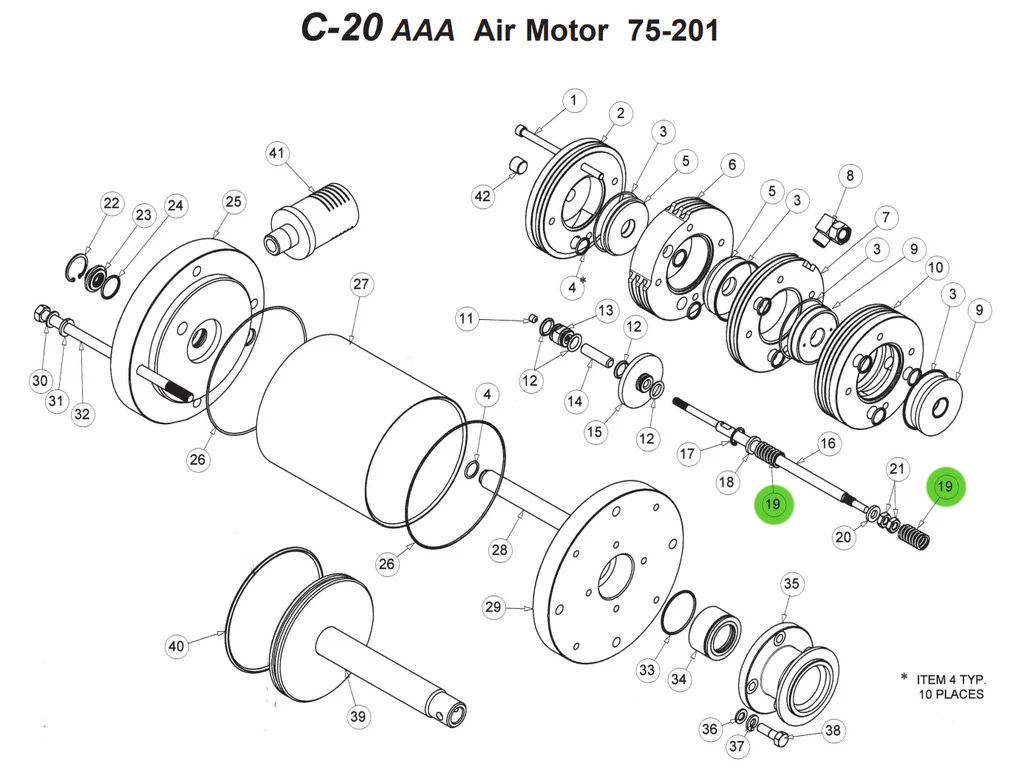 C.A. Technologies 75-126 Trip Spring