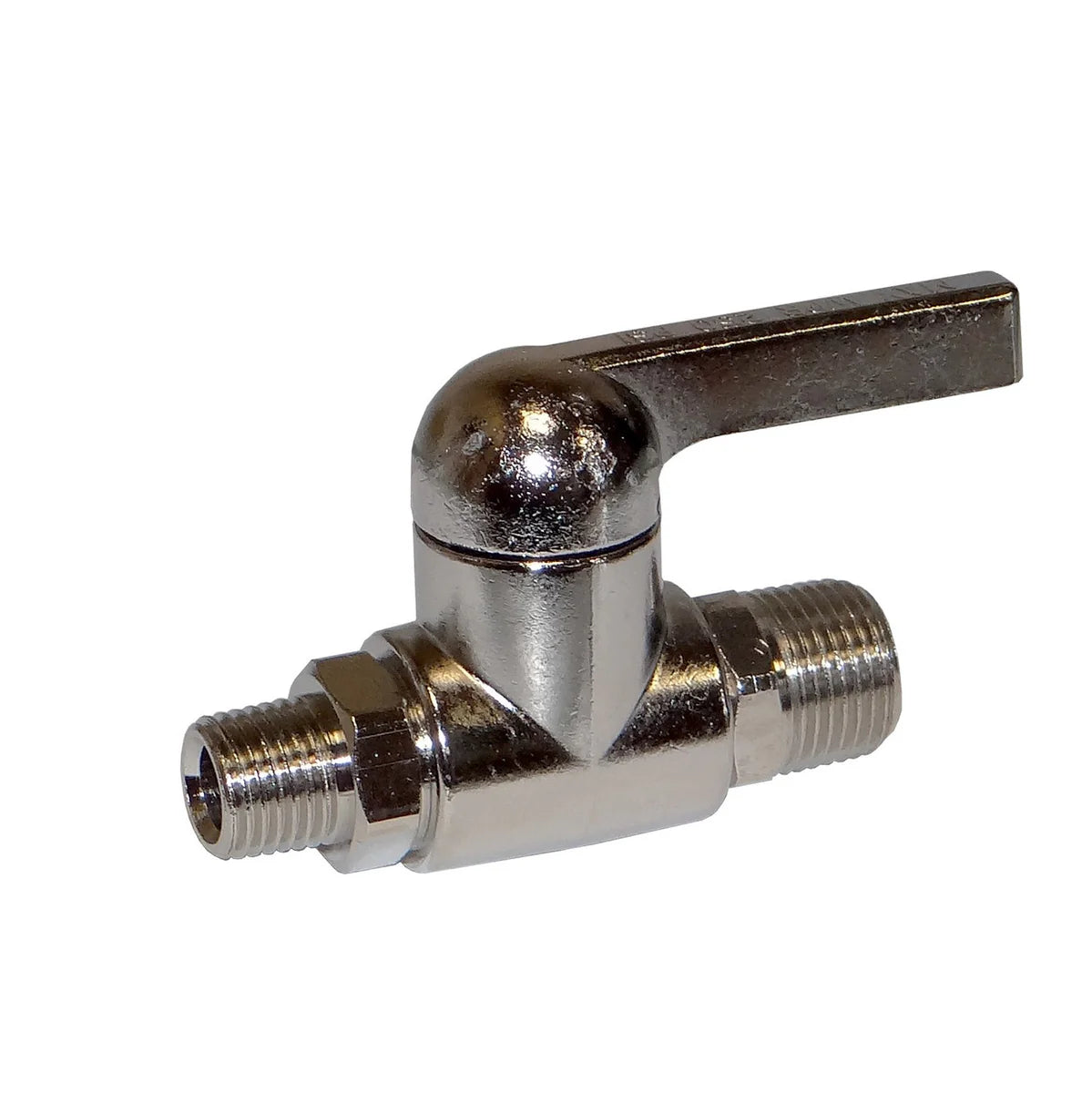 Binks 2 Way Ball Valve Low Pressure, 3/8”M x 1/4”M