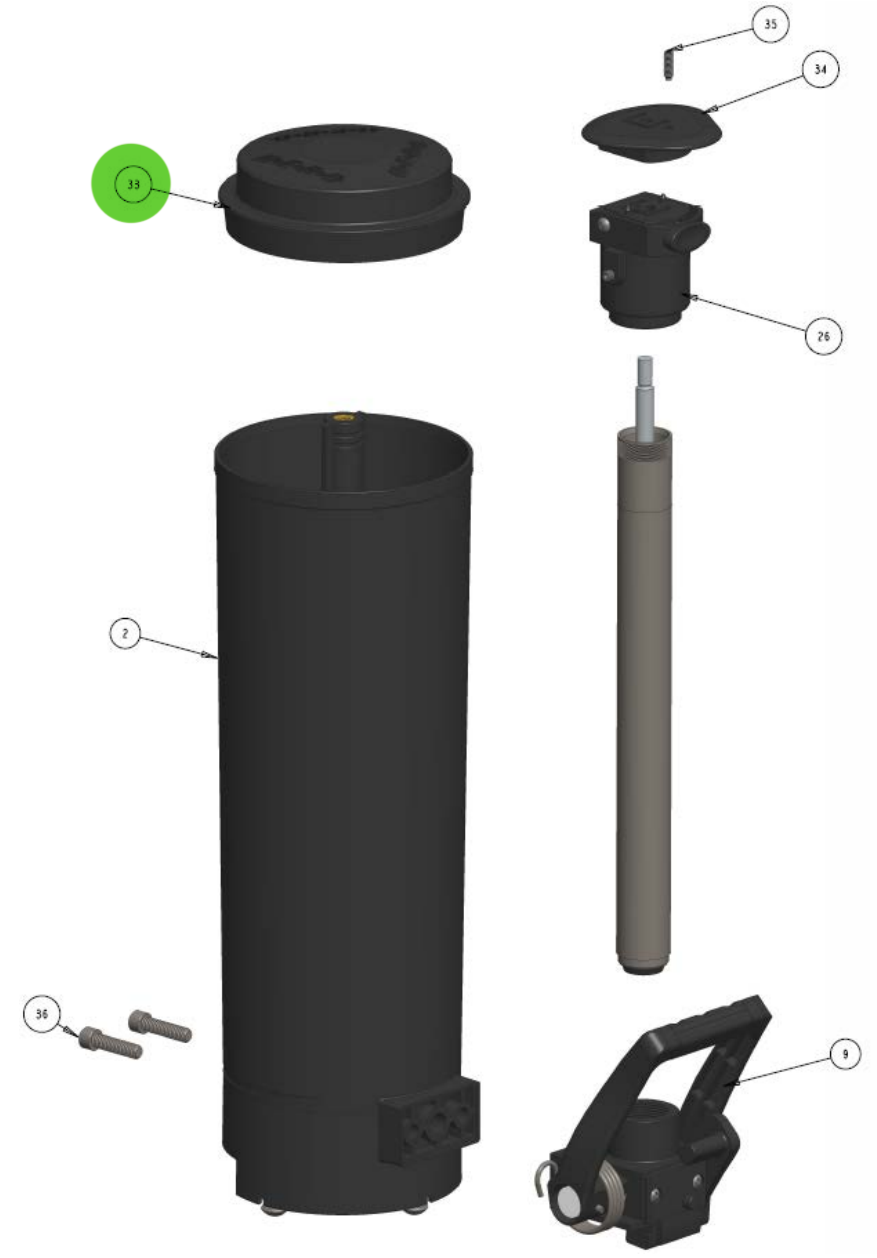 HERO BL-1085 Canister Lid