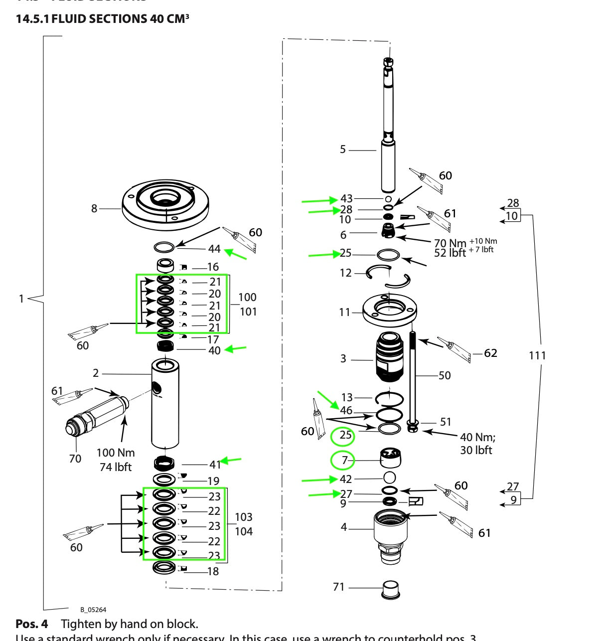 Wagner Service Kit Fluid Section PE+TG