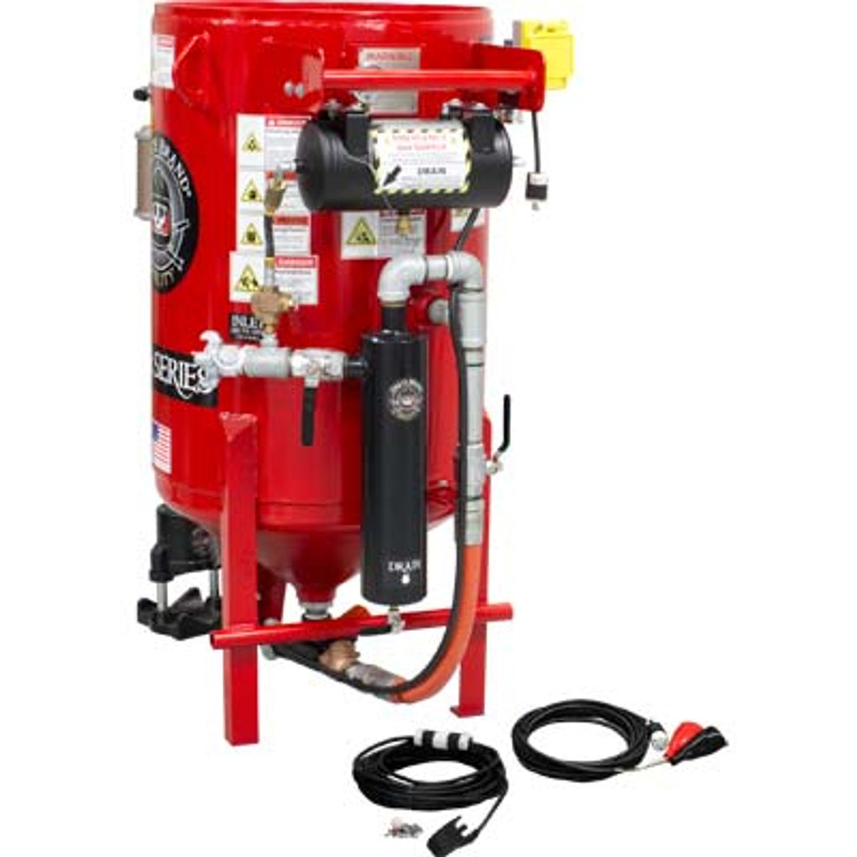 Pirate Brand, K-Series, 6.5 cu ft., Blast Pot, STATIONARY, Pressure HOLD System, 12VDC Electric Controls w/ MPV Metering Valve
