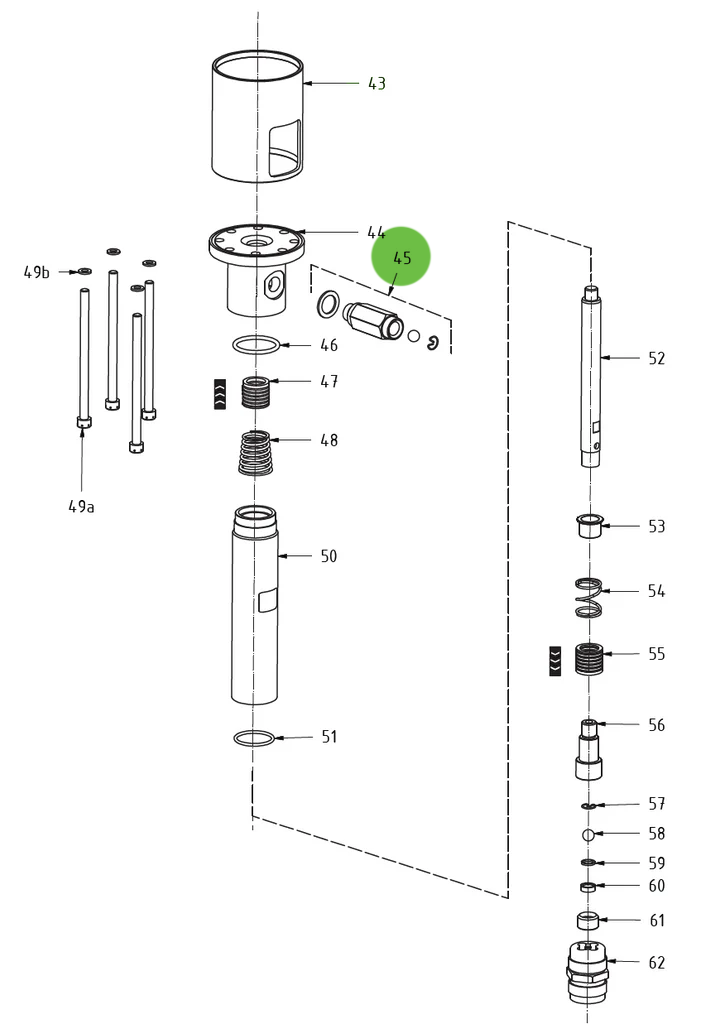 Non-Return Valve #45; Medusa™ Pump