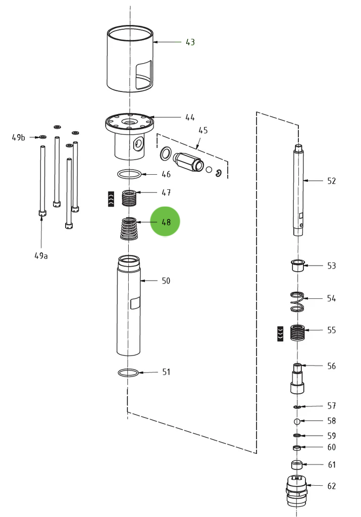 Conical Spring #48; Medusa™ Pump