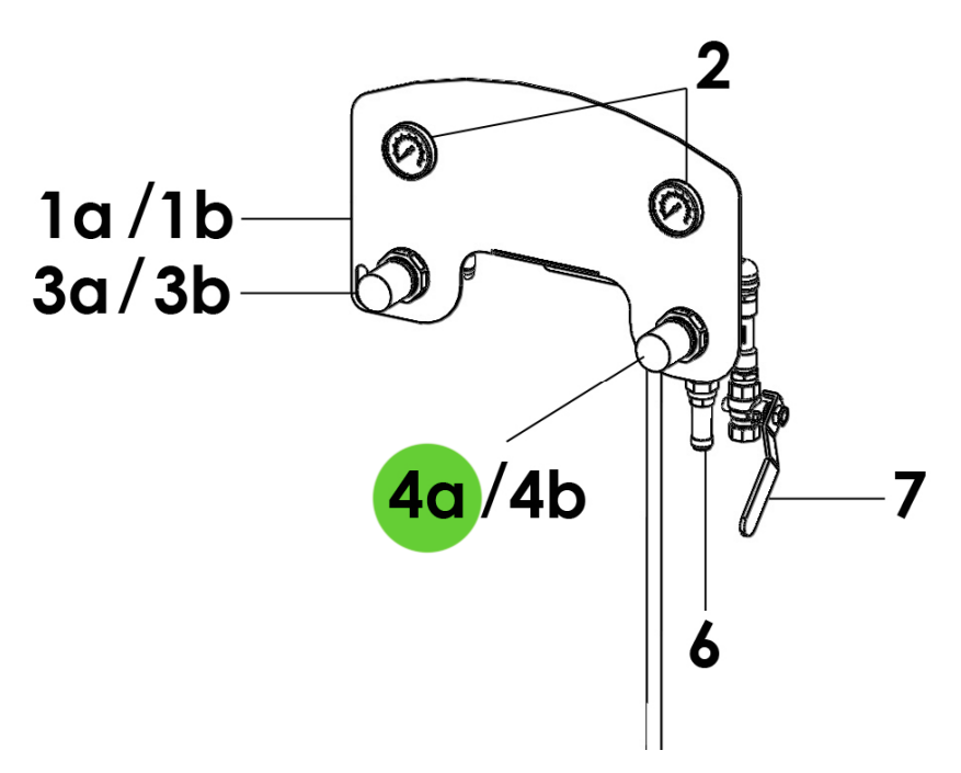 Sames® 151-140-052 Air Regulator, Model 1/4 (15-C25 & 30-C25 Pump)