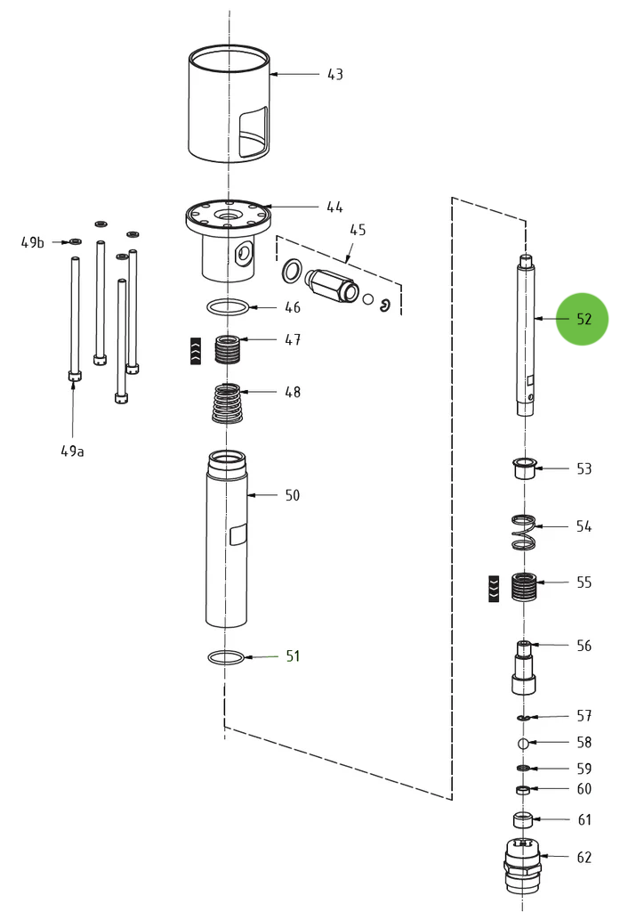 Plunging Shaft #52; Medusa™ Pump