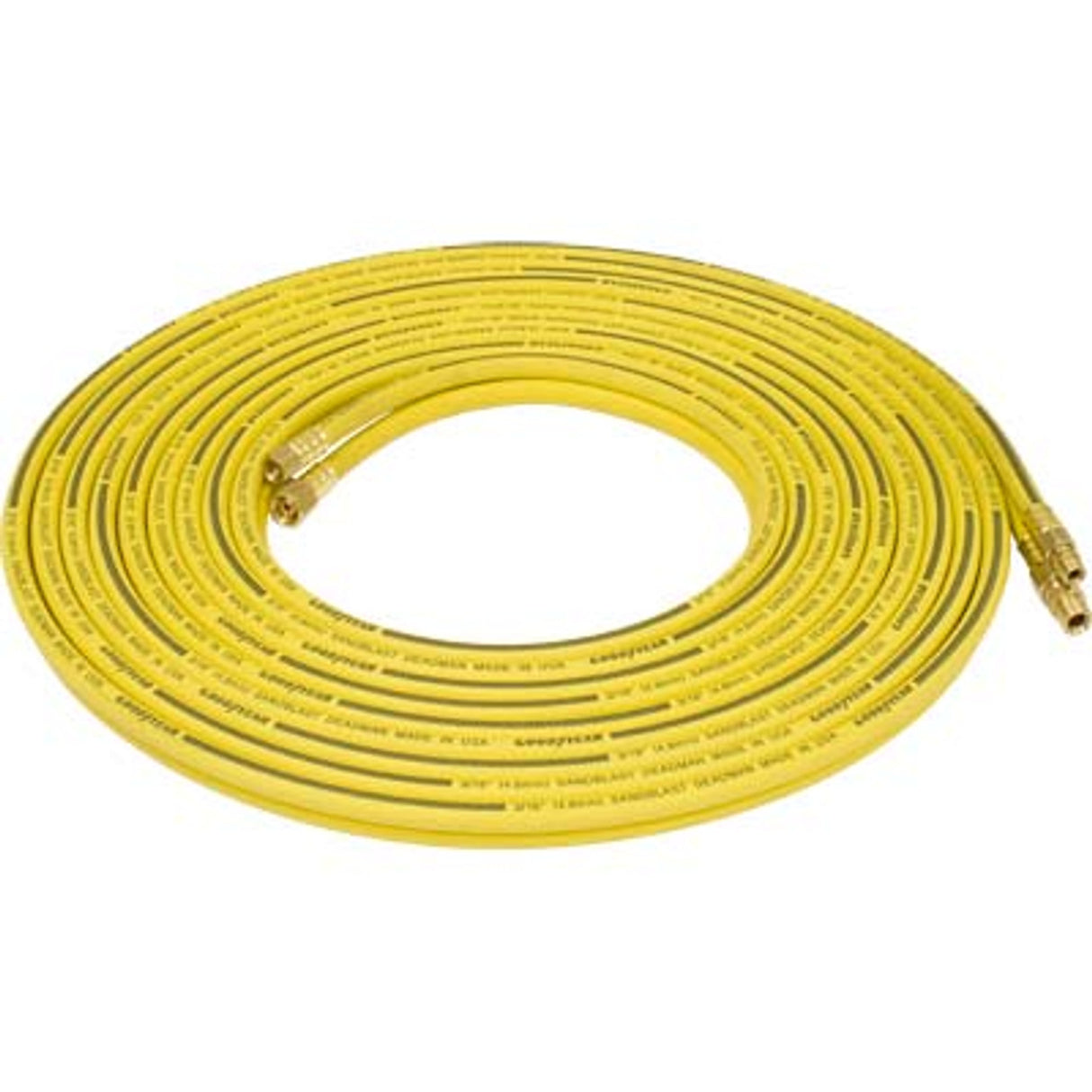 Pirate Brand - EMPIRE Style, Hose, Twinline Control, Assembly, E-Series, Yel/Yel w/Black Stripe, Nominal 3/16" ID x 30', 55' or 100', w/ Unions