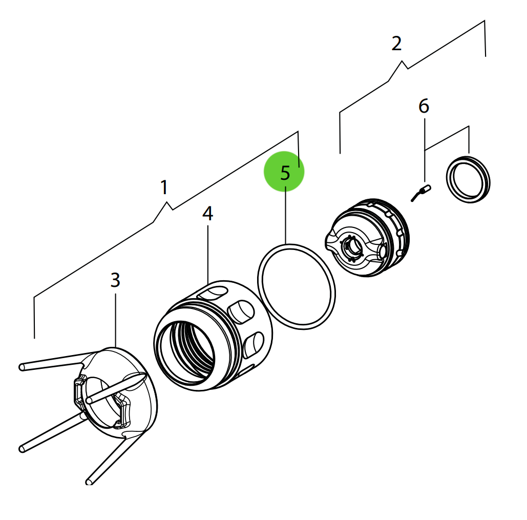 Wagner 2311217 O-Ring, Covered