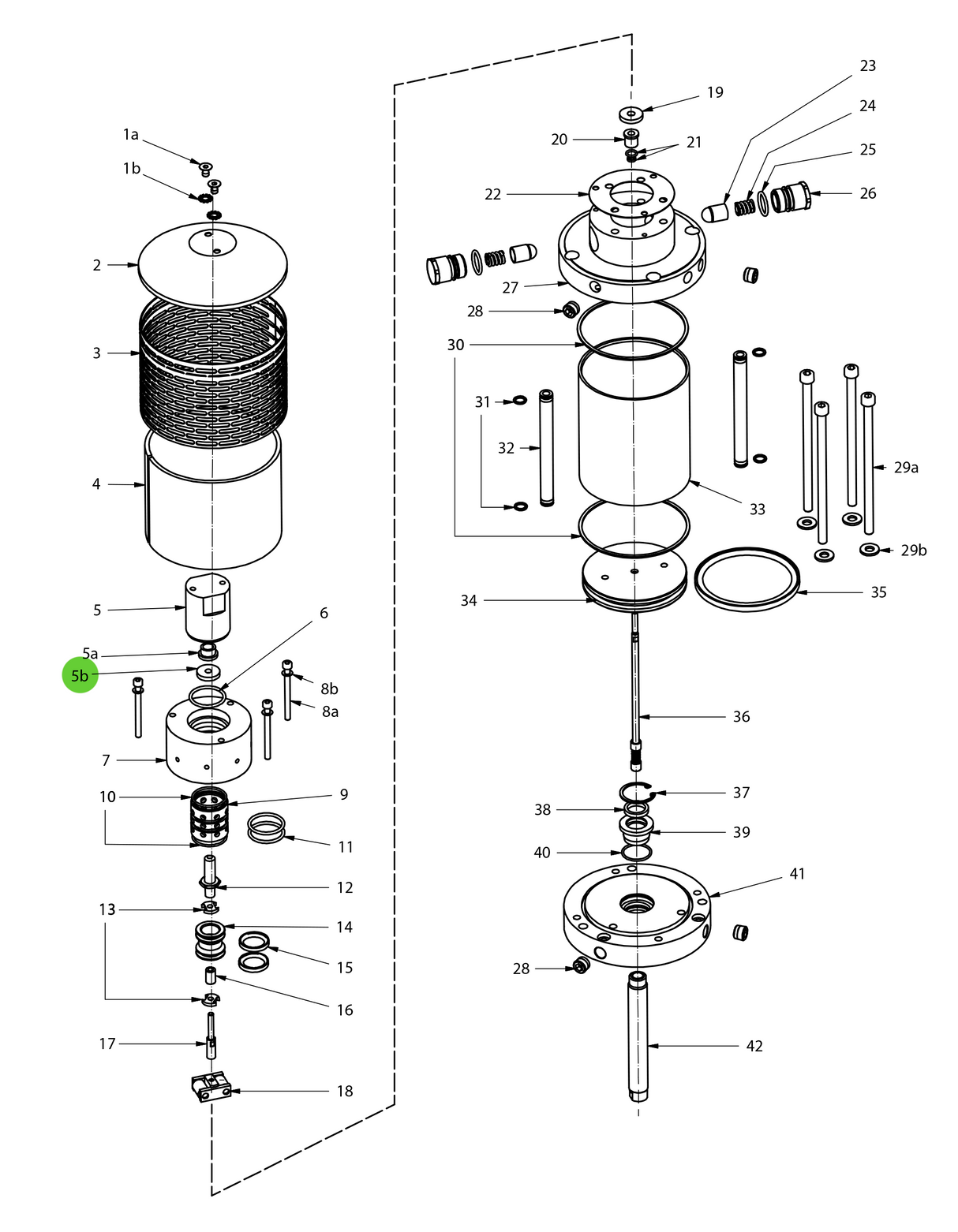 Spacer #5b; Medusa™ Pump