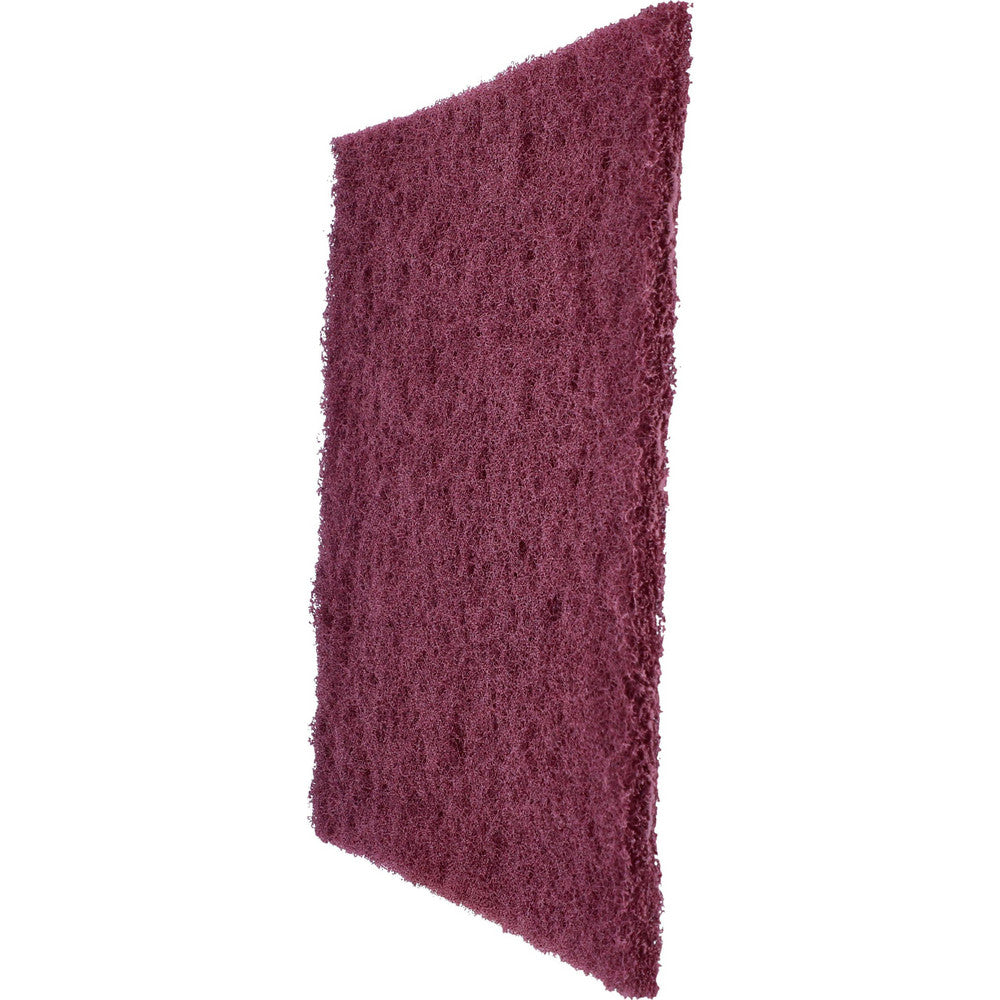 Norton Maroon Super Fine Grade Non-Woven Hand Sanding Pads, 6" x 9"