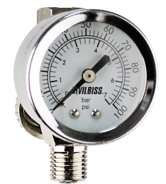 DeVilbiss HAV-512 Air Adjusting Valve With Chrome Gauge