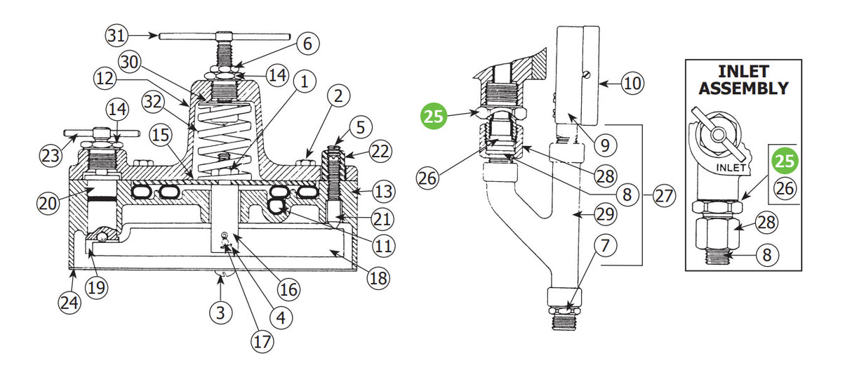 Binks 84-215 Tubing Seal Body