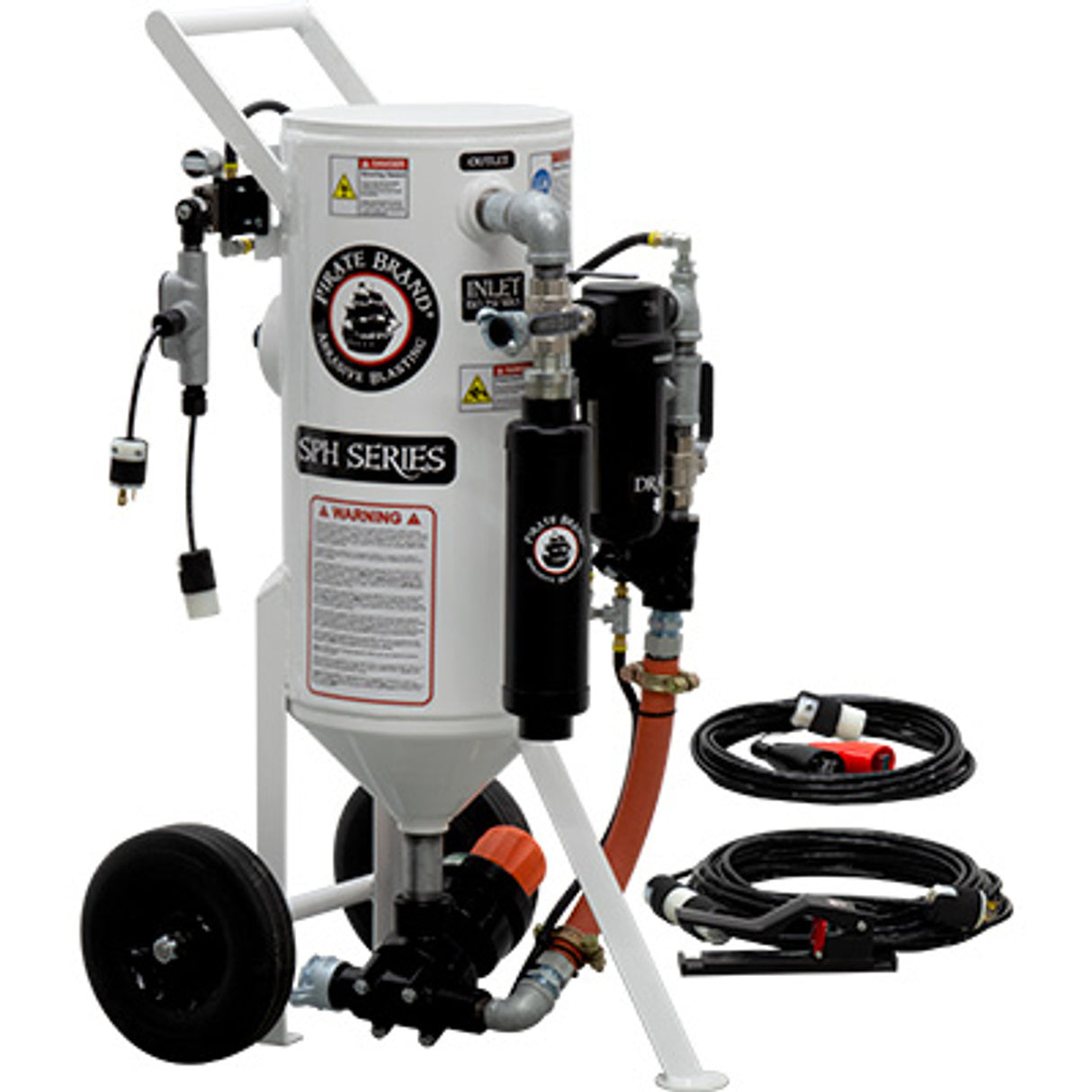 Pirate Brand, S-Series-Special Units, 1.5 cu ft. - Blast Pot, Portable, Pressure HOLD System, 12VDC Electric Controls