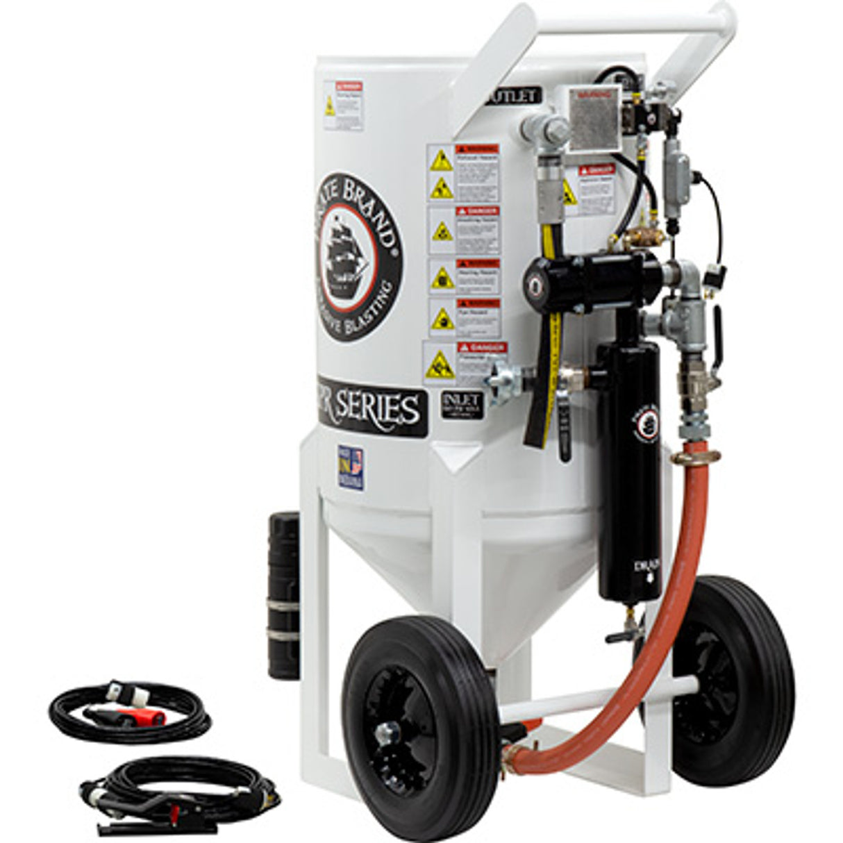 Pirate Brand, S-Series-Special Units, 6.5 cu ft. - Blast Pot, Portable, Pressure RELEASE System, Electric 12VDC Controls