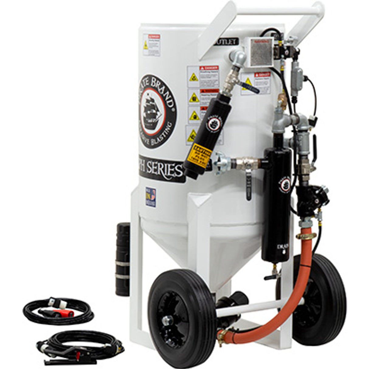 Pirate Brand, S-Series-Special Units, 6.5 cu ft. - Blast Pot, Portable, Pressure HOLD System, 12VDC Electric Controls + APVII™ Metering Valve