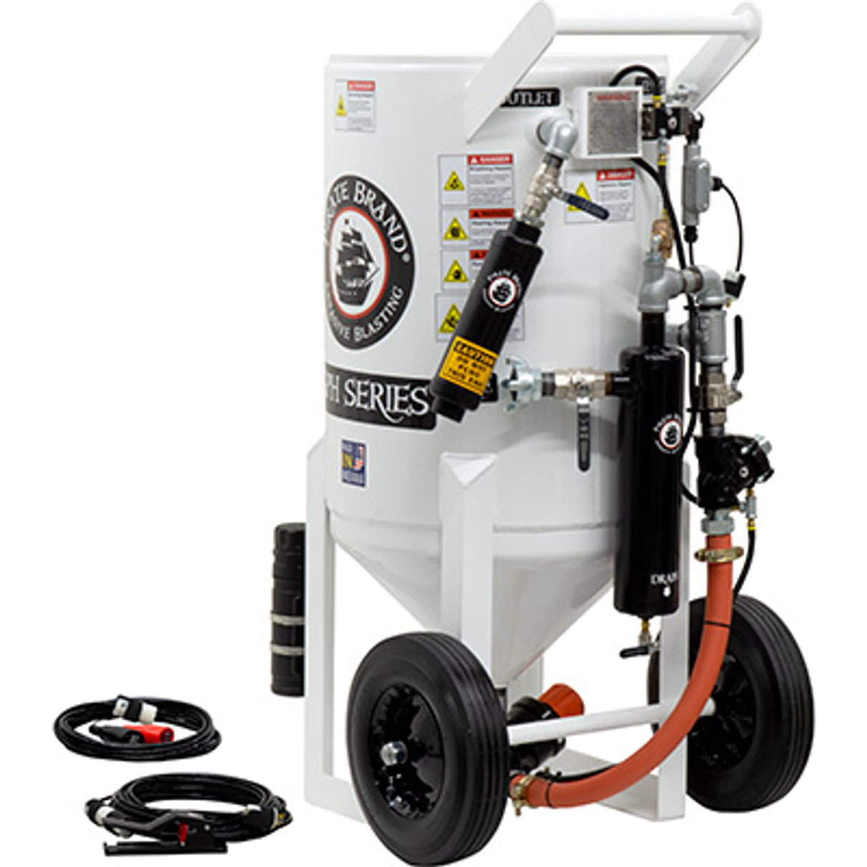 Pirate Brand, S-Series-Special Units, 6.5 cu ft. - Blast Pot, Portable, Pressure HOLD System, 12VDC Electric Controls