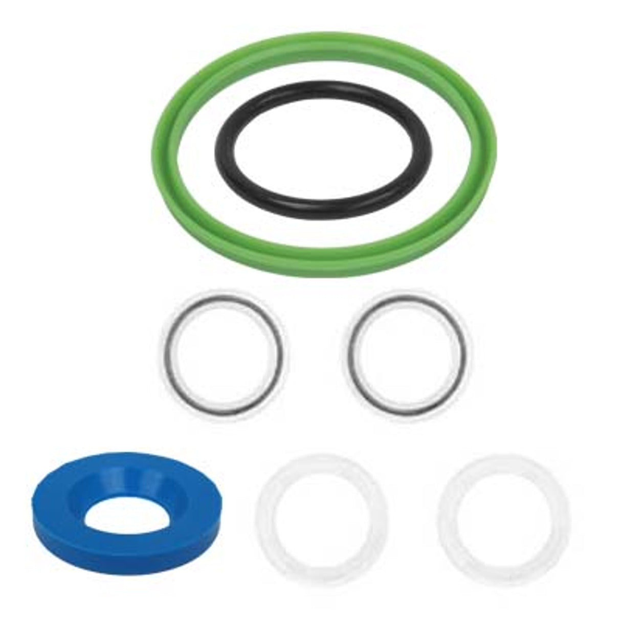 Pirate Brand - Schmidt Mfg Style, APV II, Straight-Down, Seal Kit, Seals Only, w/Urethane Seat, Includes # 8, (2)13, (2)15, 17 & 20