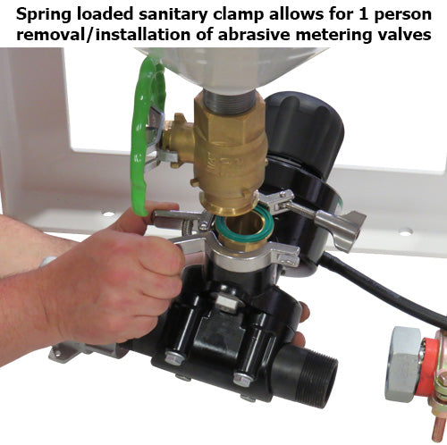 Pirate Brand - Ball Valve, w/ Sanitary Clamp Style Union, 1-1/4" BIG-BORE™, w/ Half Handle