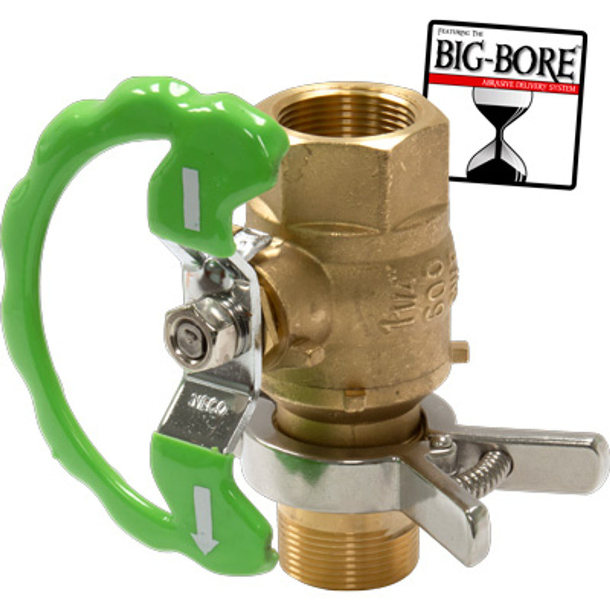 Pirate Brand - Ball Valve, w/ Sanitary Clamp Style Union, 1-1/4" BIG-BORE™, w/ Half Handle