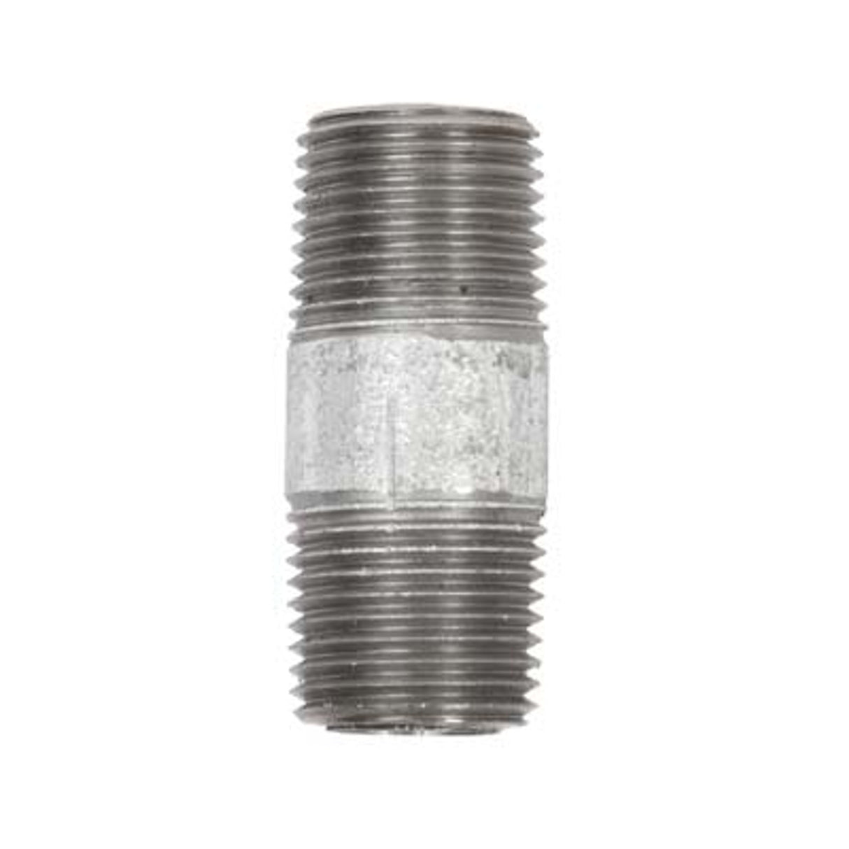 Pirate Brand - Schmidt Mfg Style, Nipple, TBE, Schedule 80, Galvanized, 1/2" x 2"