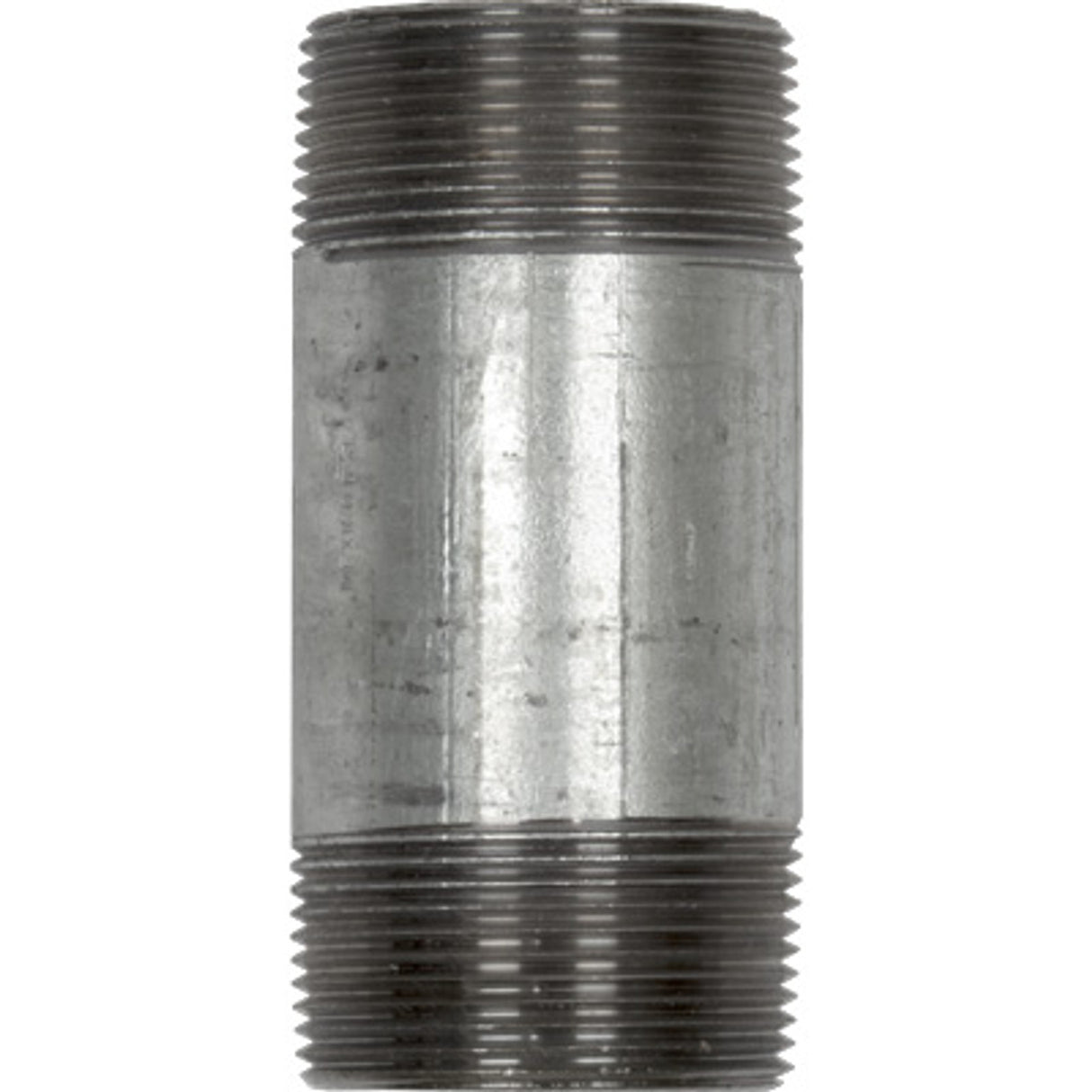 Pirate Brand - Schmidt Mfg Style, Nipple, TBE, Galvanized, 1-1/2" x 4"