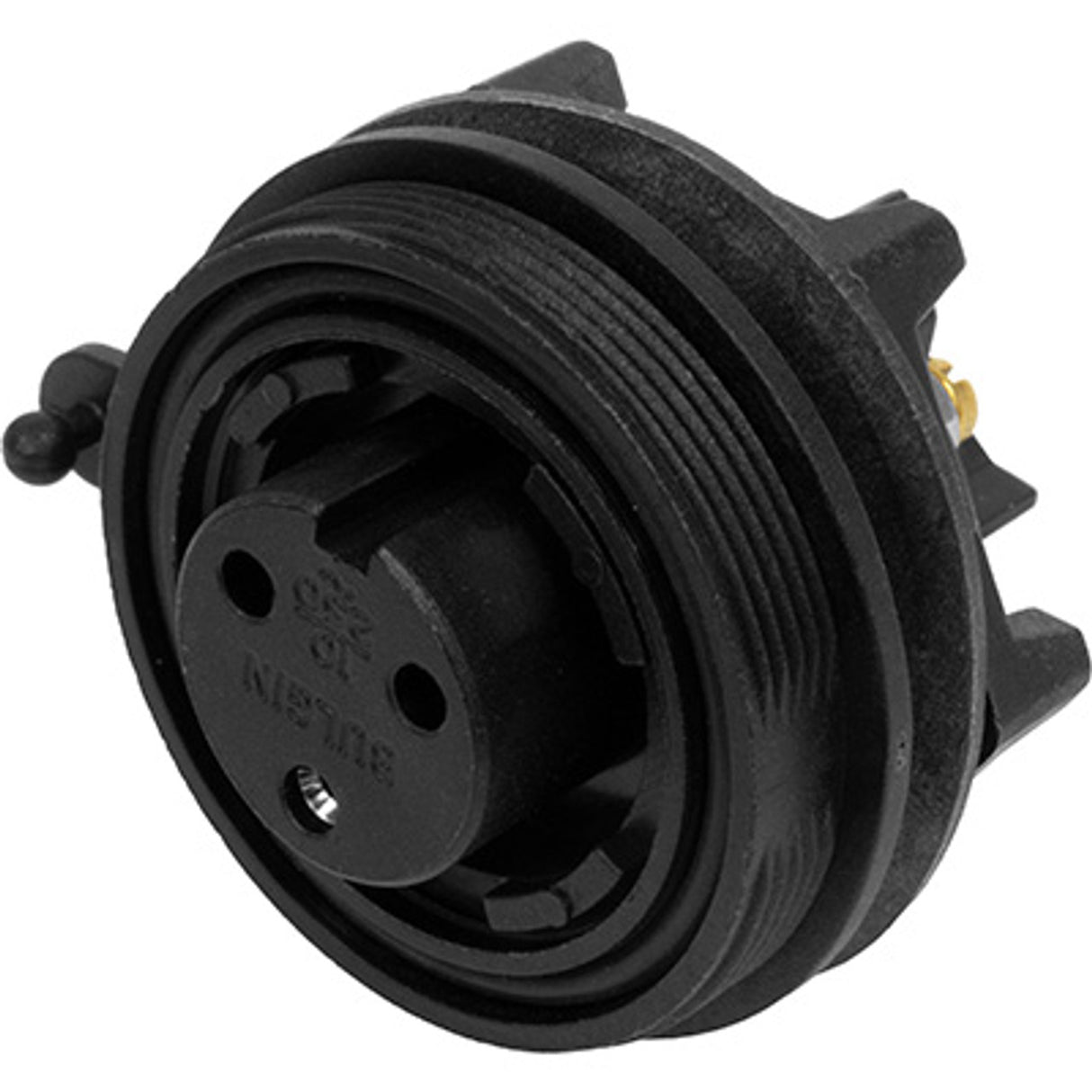 Pirate Brand - Schmidt Mfg Style, Electric Connector, Sealed Waterproof, Panel Mount, Female, 3 Prong