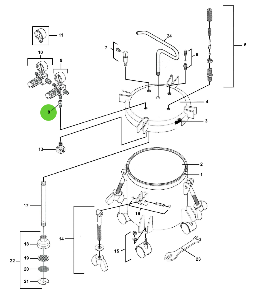 C.A. Technologies 51-280 Swivel Connection