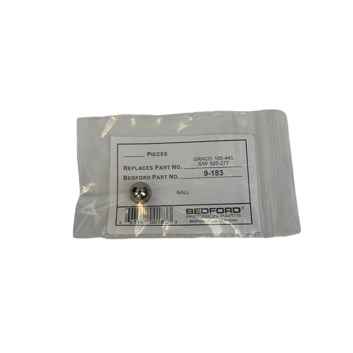 Aftermarket GRACO® 105445 Intake Ball (Stainless Steel) (Non-OEM)