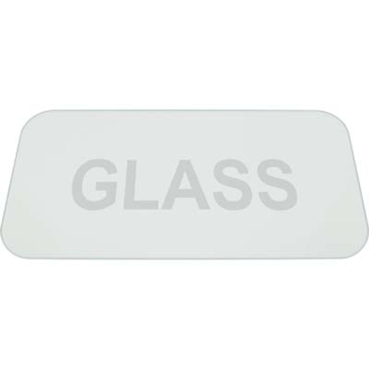 Pirate Brand - P & G Style, Cabinet Glass, 10-1/2" x 22" w/ 2" Radius Corners
