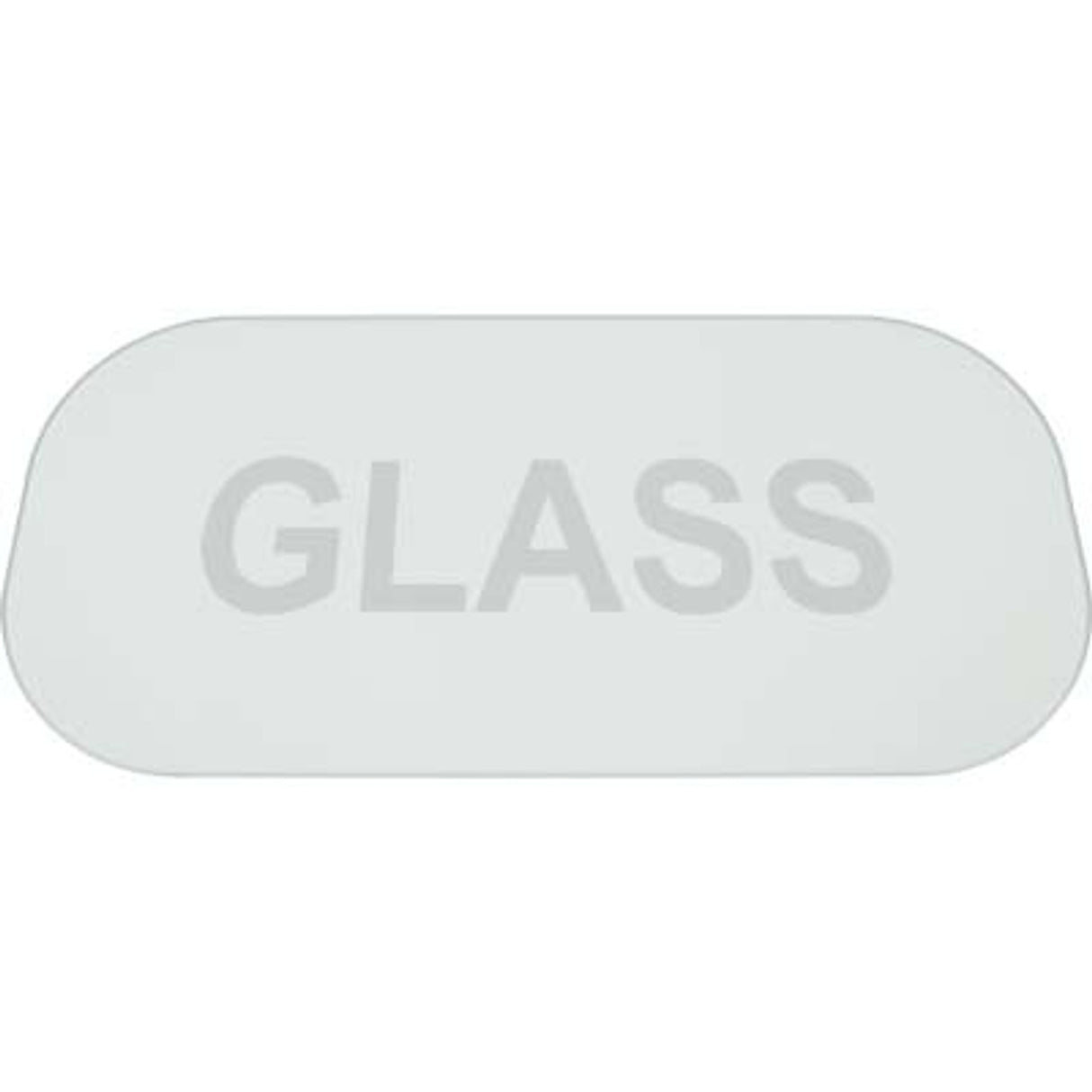 Pirate Brand - P & G Style, Cabinet Glass, 10-1/2" x 22" w/ 4" Radius Corners